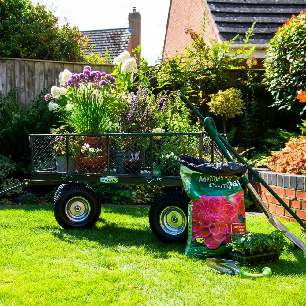 The Handy 350kg (770lb) Large Garden Trolley