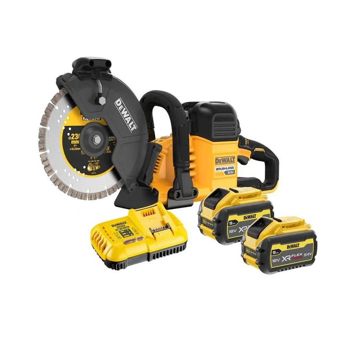 DEWALT DCS691 XR FlexVolt 230mm Cut Off Saw 54V
