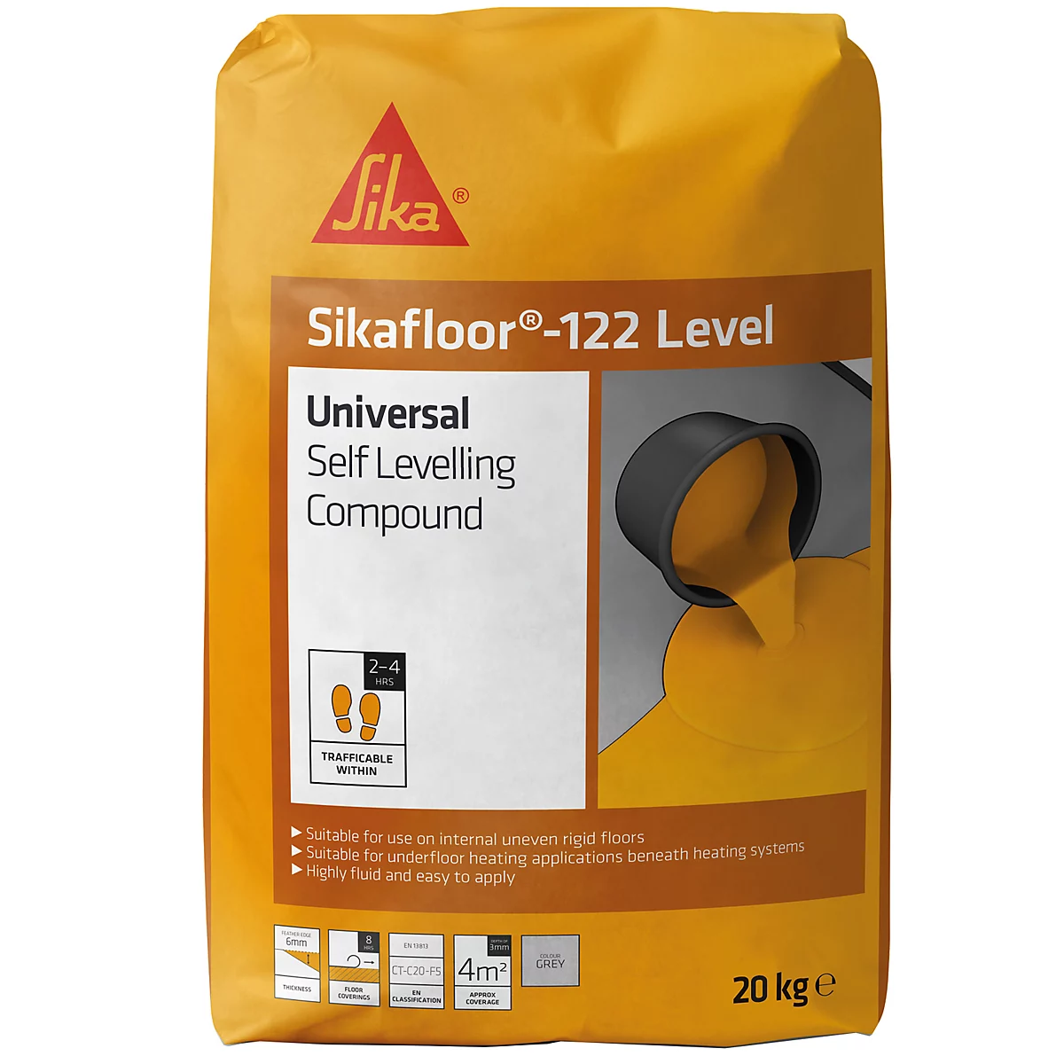 Sikafloor-122 Level Floor Levelling Compound Universal Bag 20kg