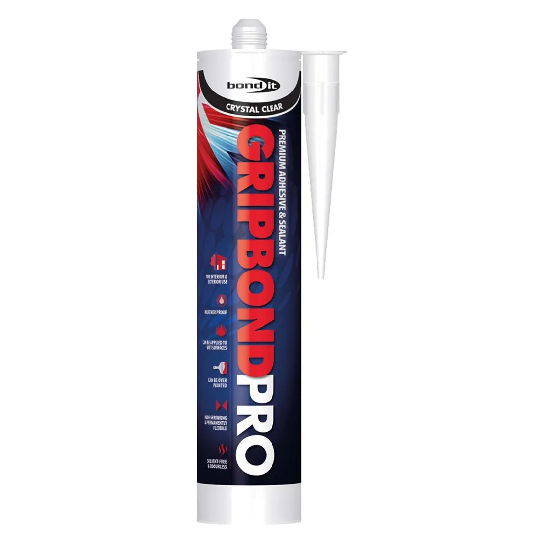 Gripbond Pro Hybrid Adhesive Sealant Crystal Clear