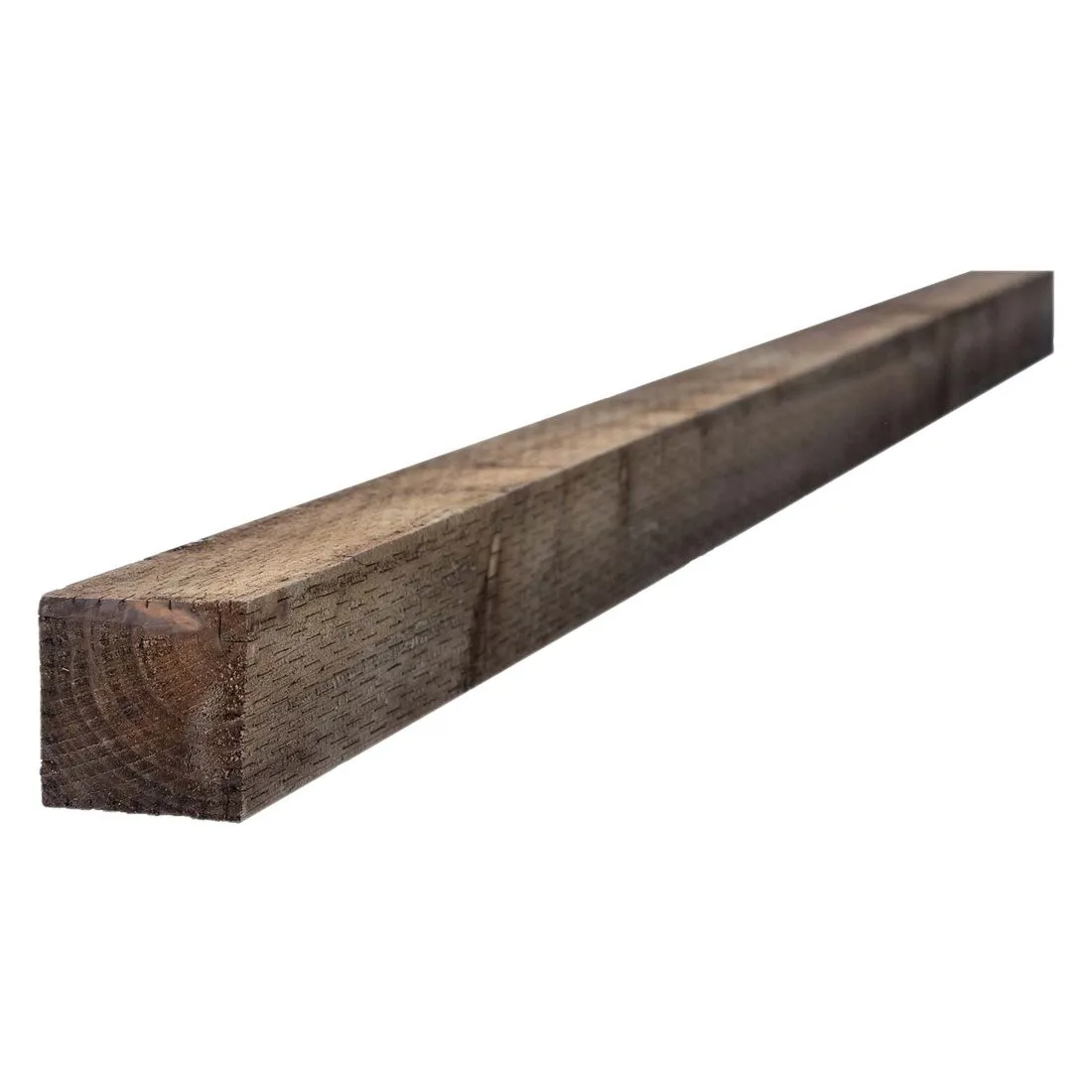 Incised Fence Post Treated Brown 100 x 100 4 x 4