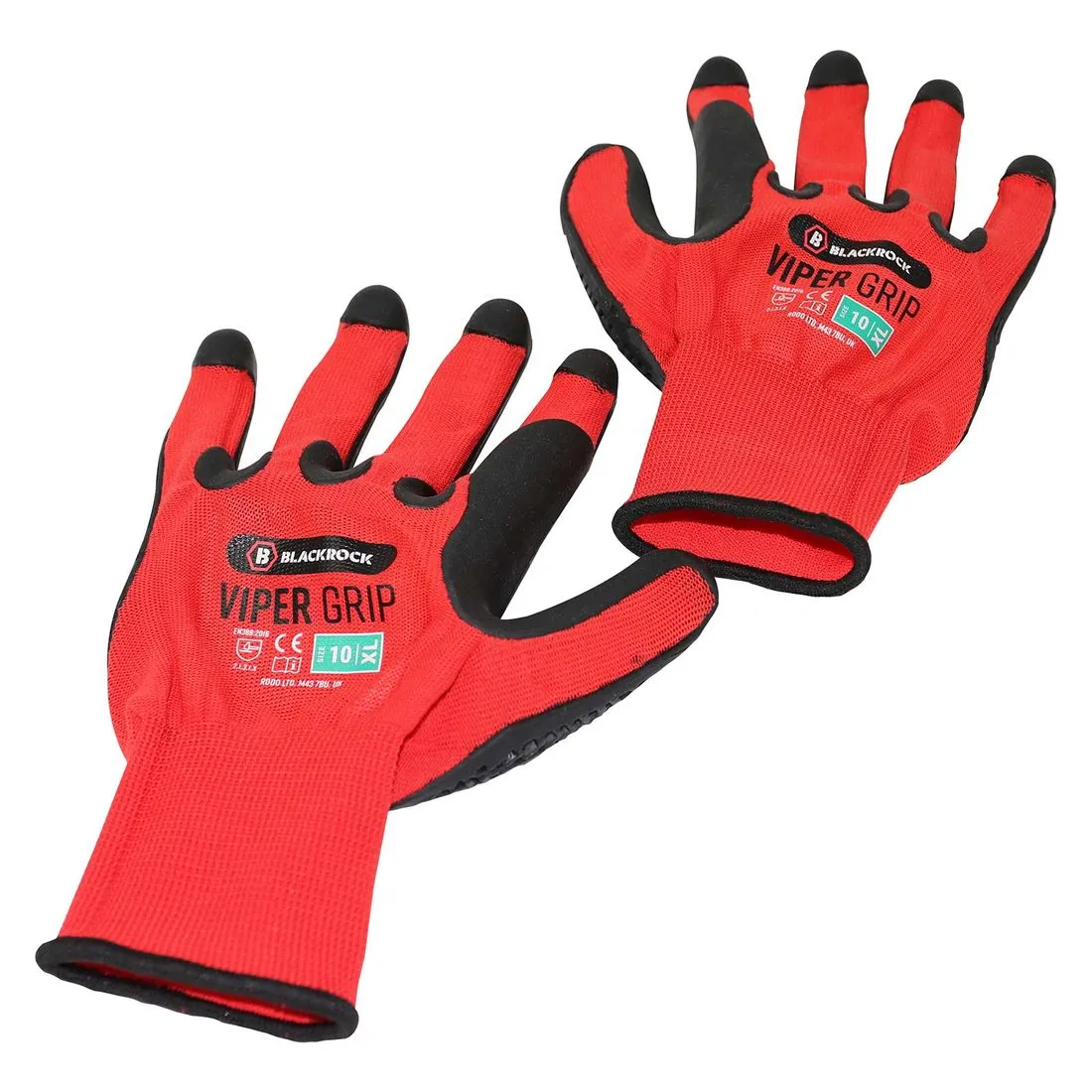 Blackrock Adv Viper Grip Gloves Rubber Grip Palm