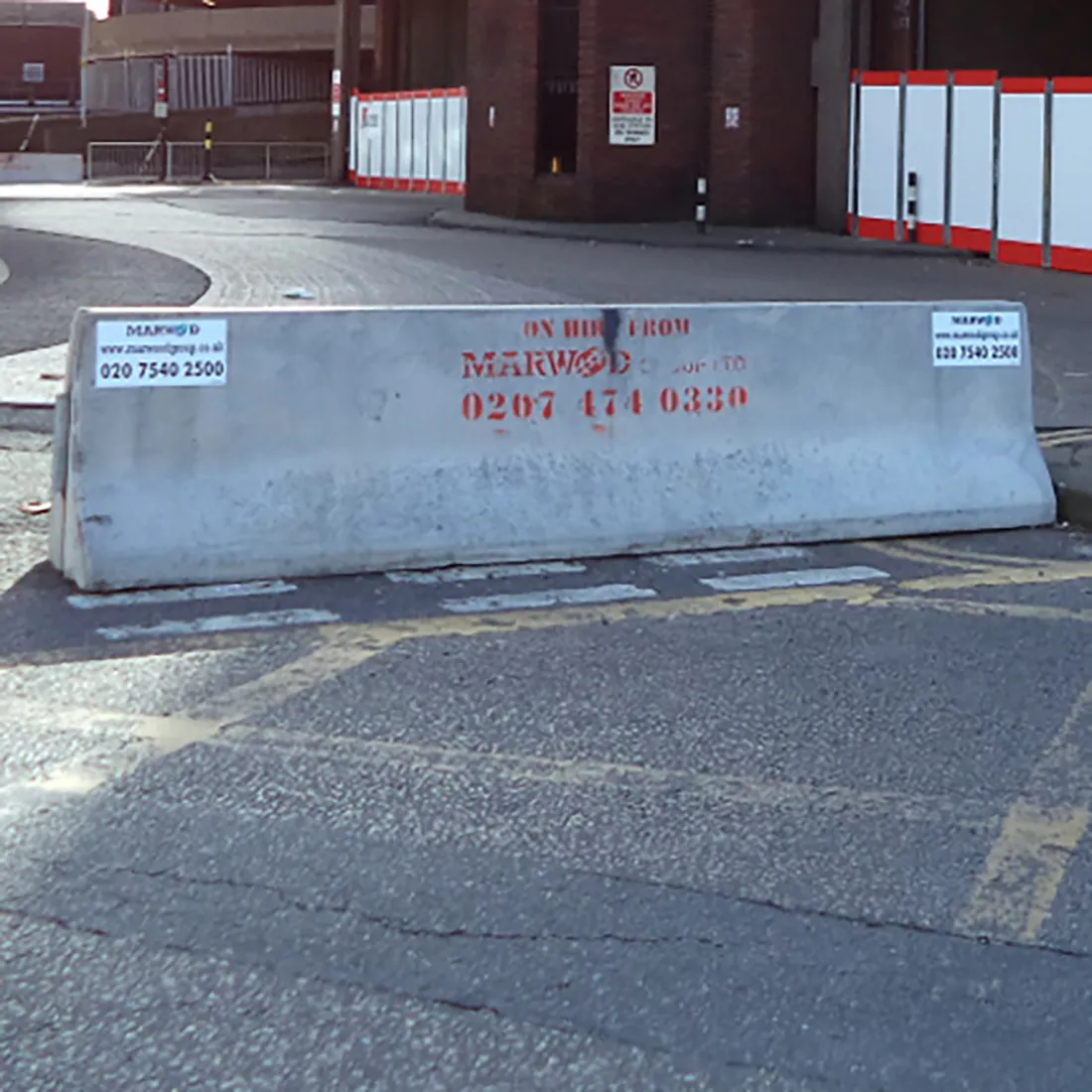 Concrete Barrier 3.5m