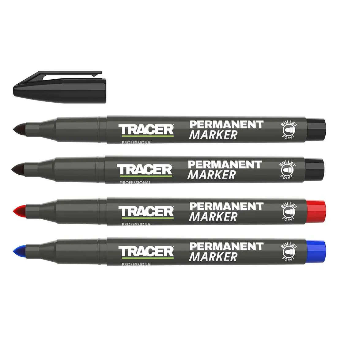 Tracer Permanent Marker Pack of 4