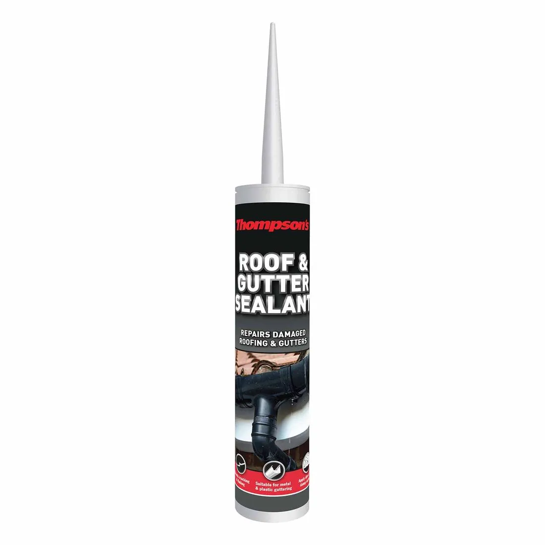 Thompsons Roof and Gutter Sealant Black 310ml