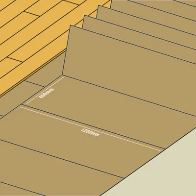 Vitrex 1.5mm LVT Foam Underlay Panel Gold 9.6m²