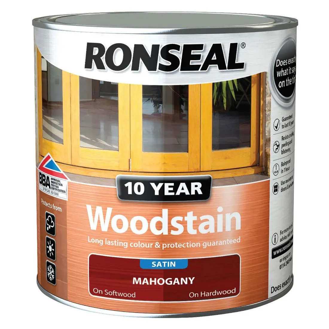 Ronseal 10 Year Woodstain Mahogany