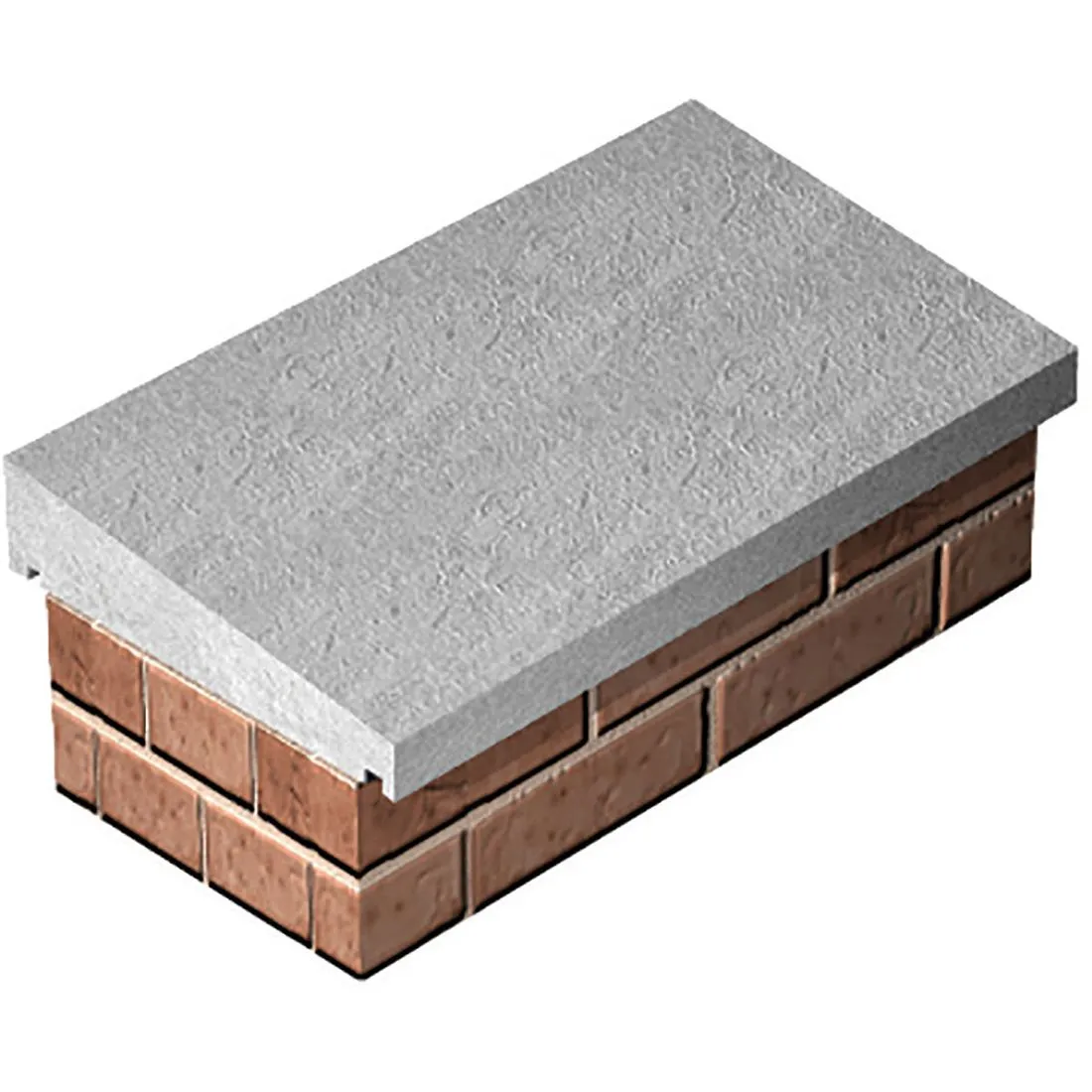 Supreme Once Weathered Coping Straight Grey 165 x 610mm