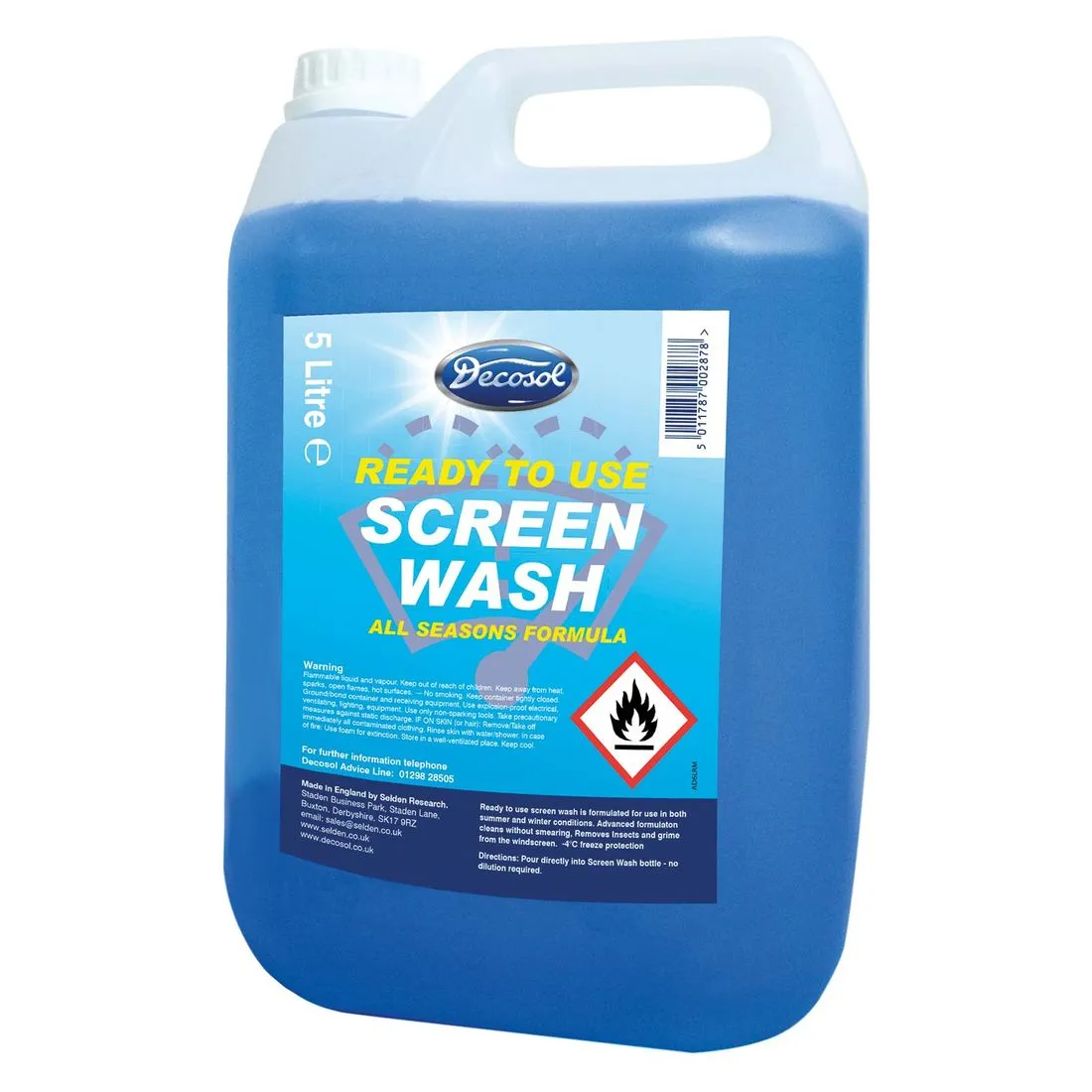 Screen Wash Ready To Use 5L