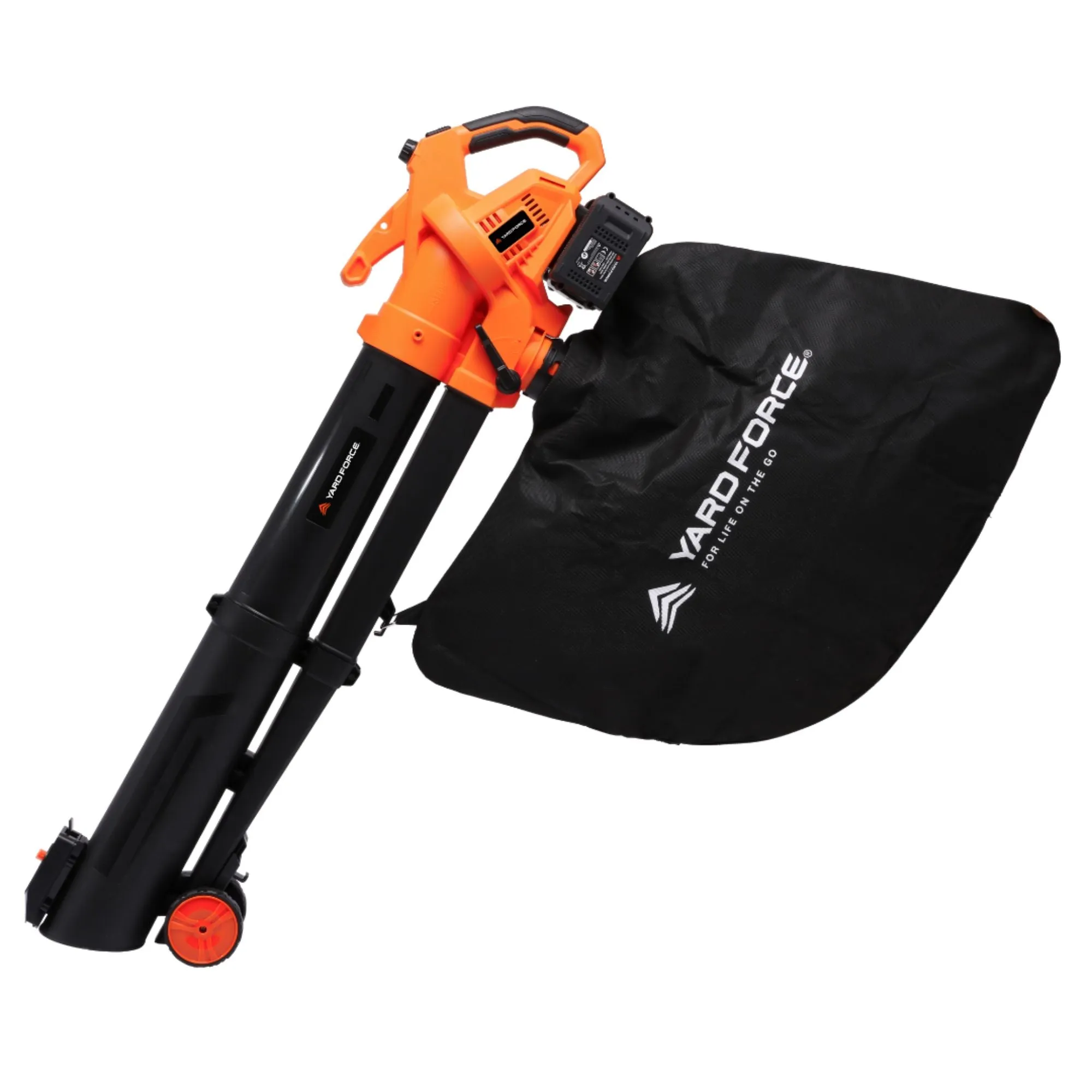Yard Force 40V/4.0Ah (2x20V) Cordless Blower & Garden Vacuum