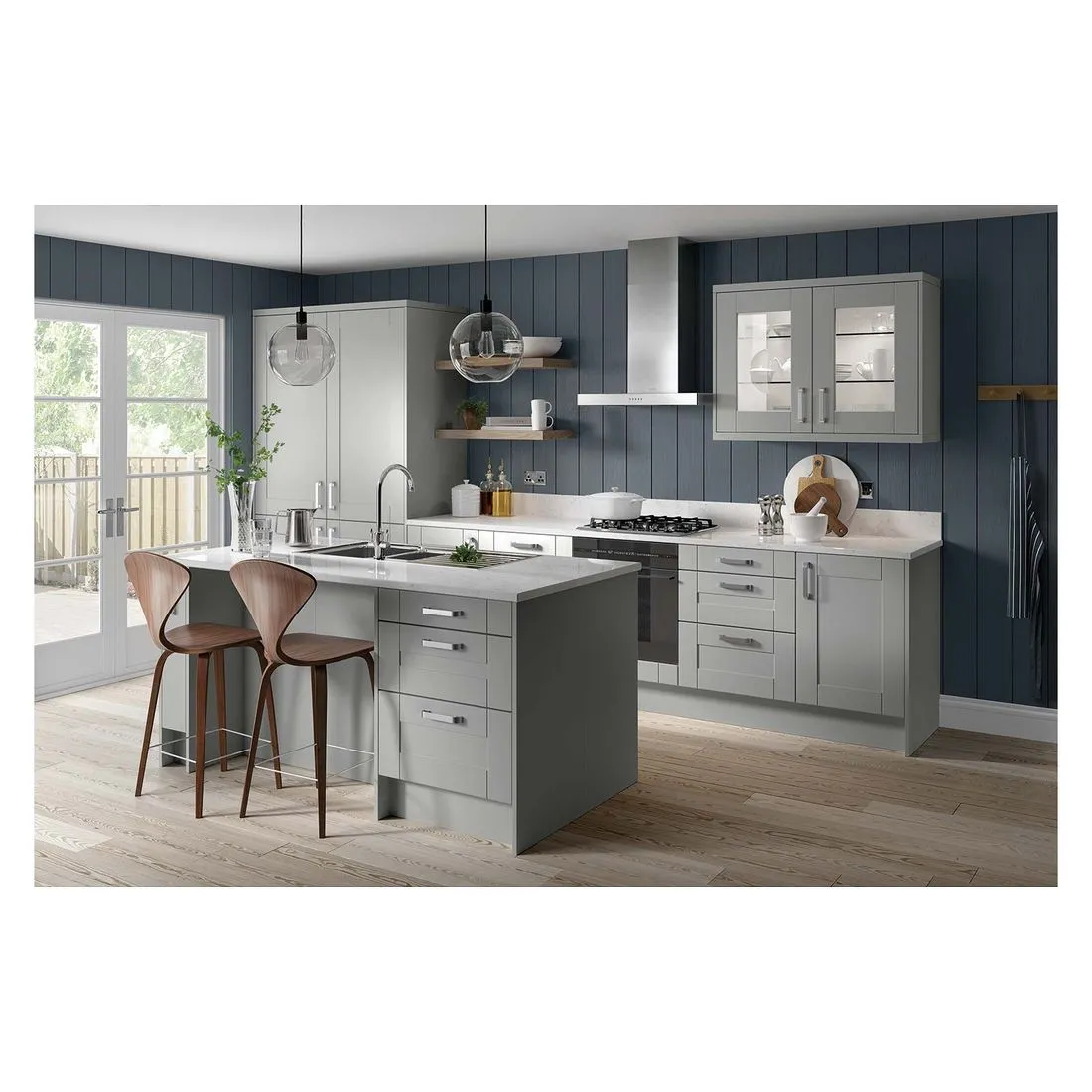 Verona Grey 600mm Base Unit