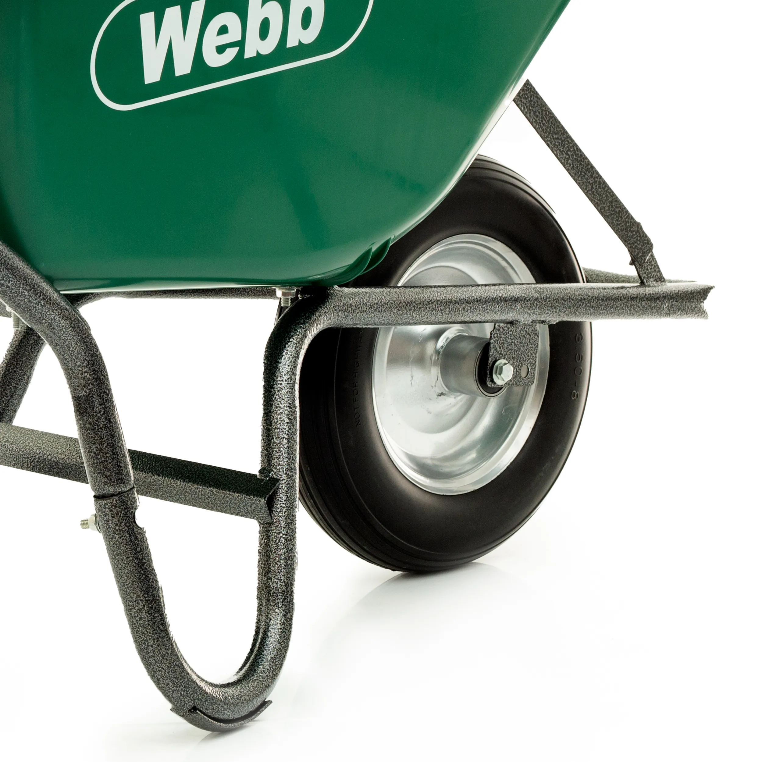Webb 90L Poly Body Wheelbarrow with Puncture-Proof Wheel
