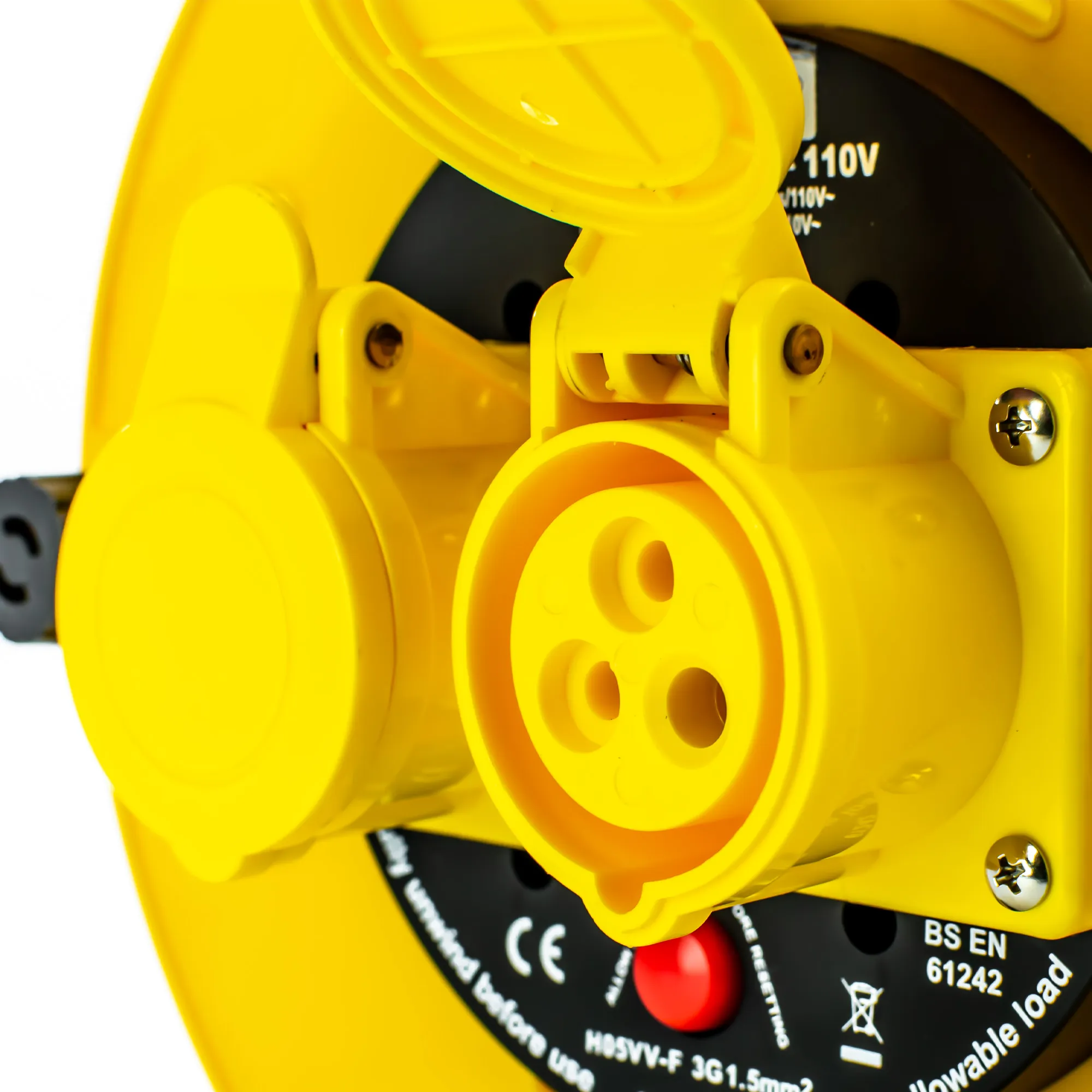 25m 110V 2 Socket Outlet with Thermal Cut Out