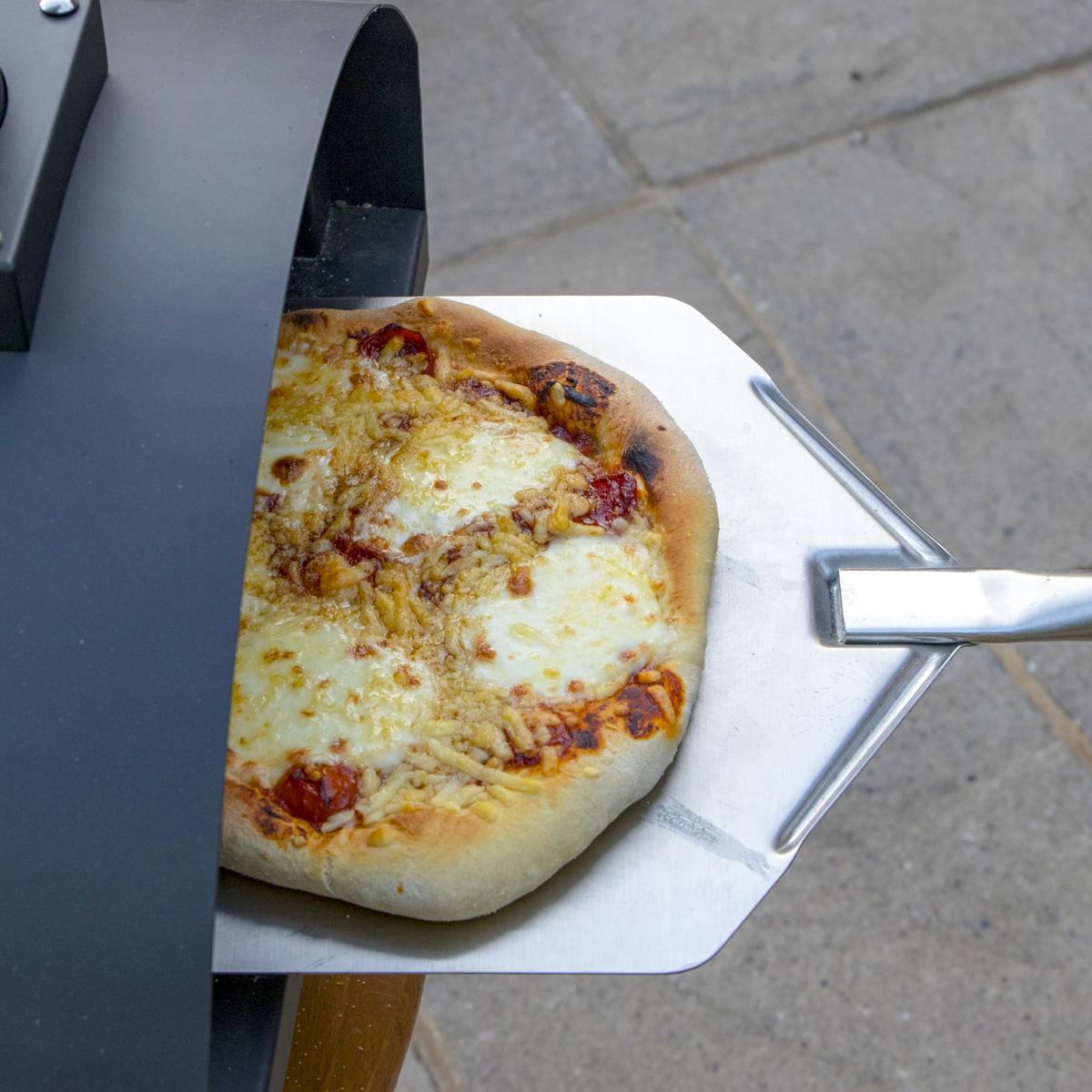 Dellonda Wood-Fired Pizza Oven 14" - Stainless Steel