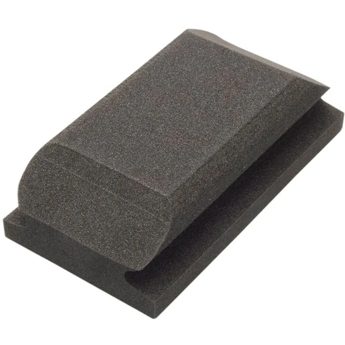 Flexipads World Class Hand Sanding Block Shaped Black 70 x 125mm