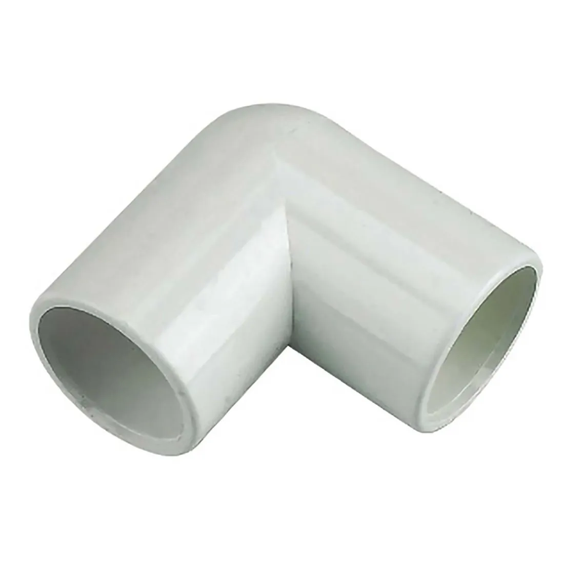 FloPlast White Overflow 22mm 90 Degree Bend