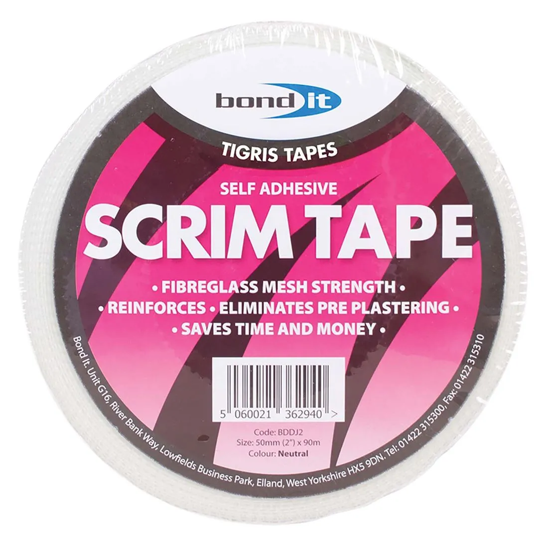 Bond It Dry Lining Scrim Tape Self Adhesive