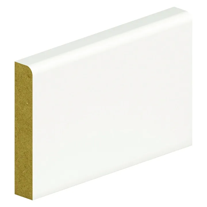 Primed MDF Pencil Round Architrave 4200 x 119 x 18mm