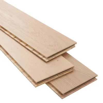 Lulea Modern Natural Oak Engineered Real Wood Top Layer Flooring 2.05m²