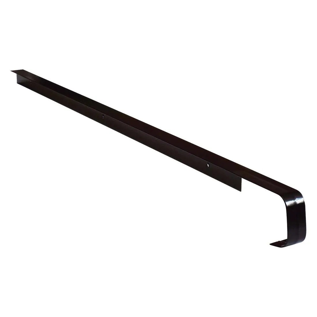 Worktop Butt Joint Black 40mm With 10mm Radius