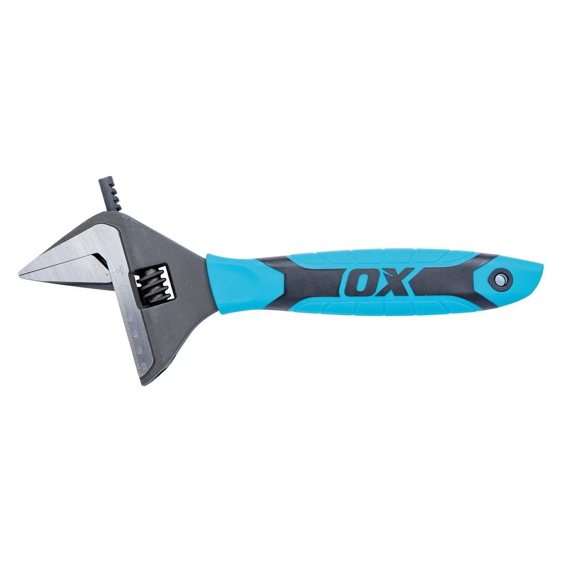 Ox Pro Extra Wide Jaw Adjustable Wrench 12in