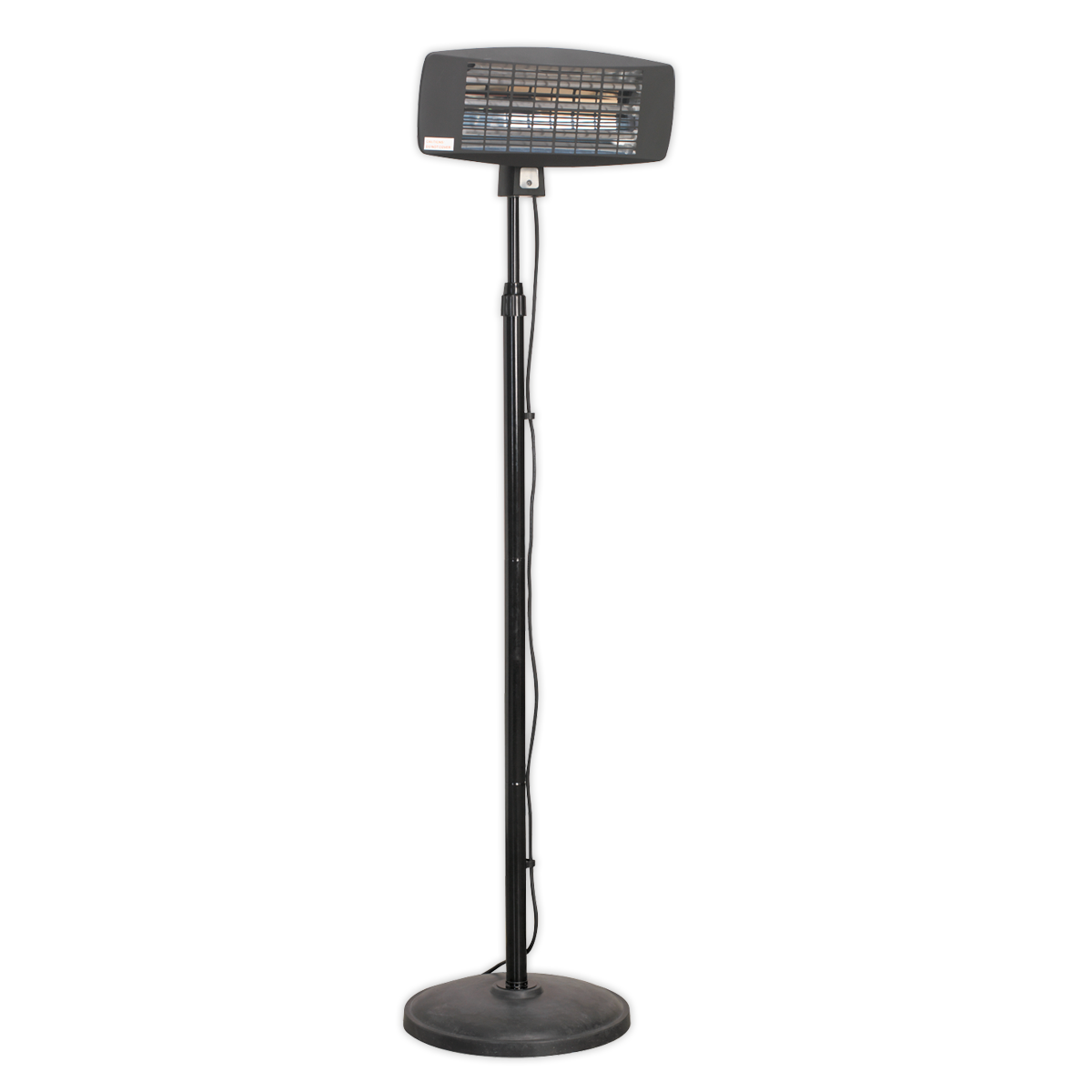 Infrared Quartz Patio Heater with Telescopic Floor Stand 2000W/230V