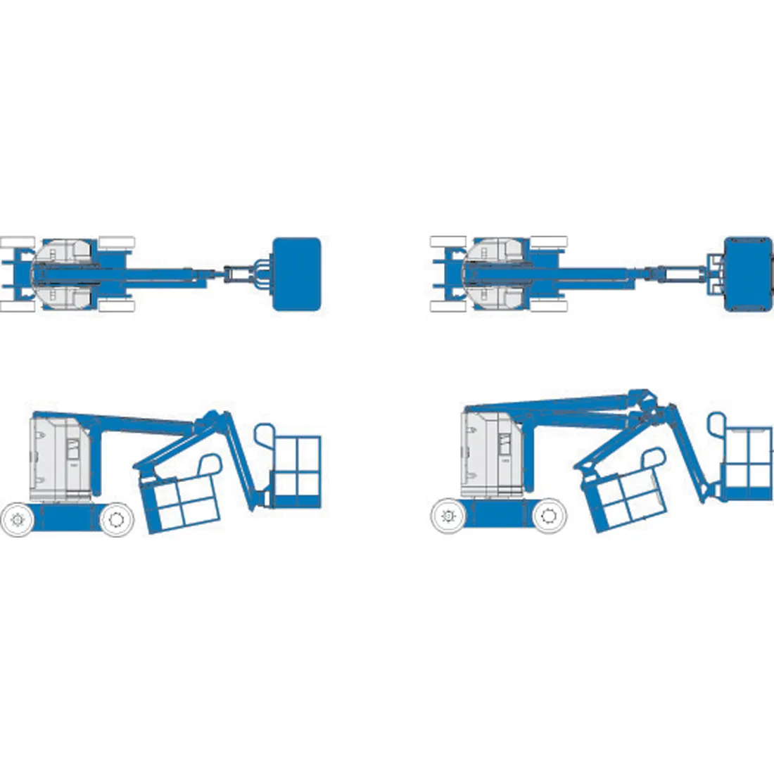 Articulated Narrow Electric Boom Lift