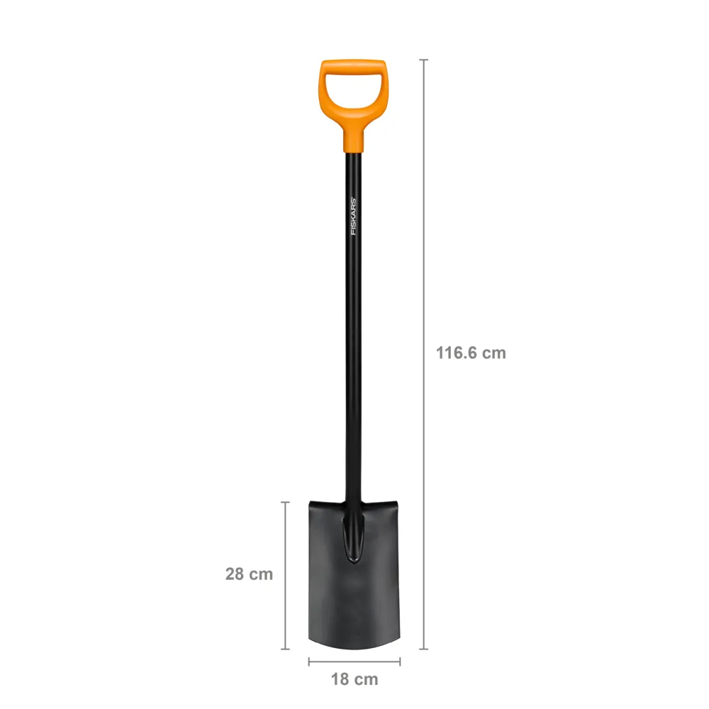 Fiskars Solid Metal Rounded Spade