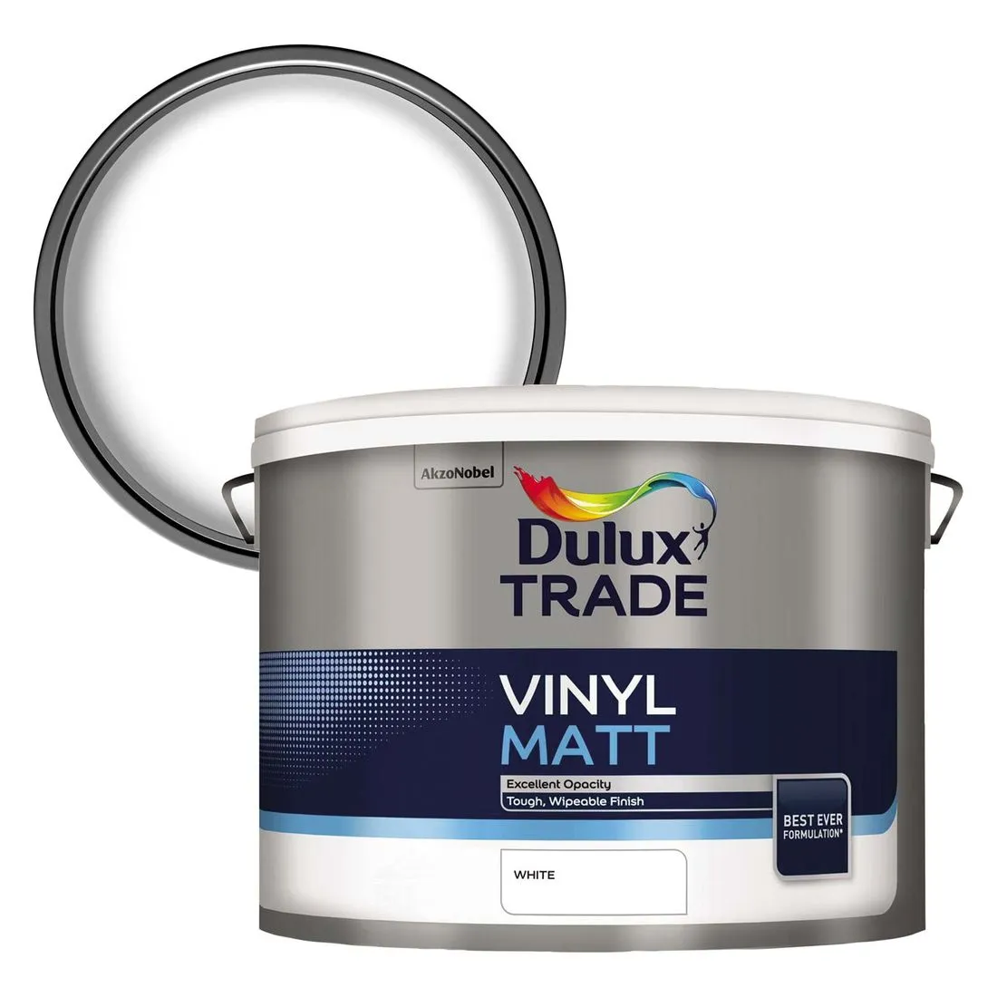 Dulux Trade Vinyl Matt Emulsion White 10L