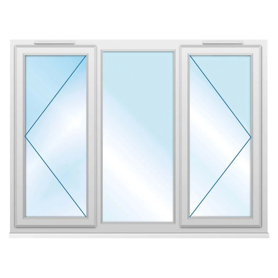 uPVC Window Clear Glazed 1770 x 1190mm