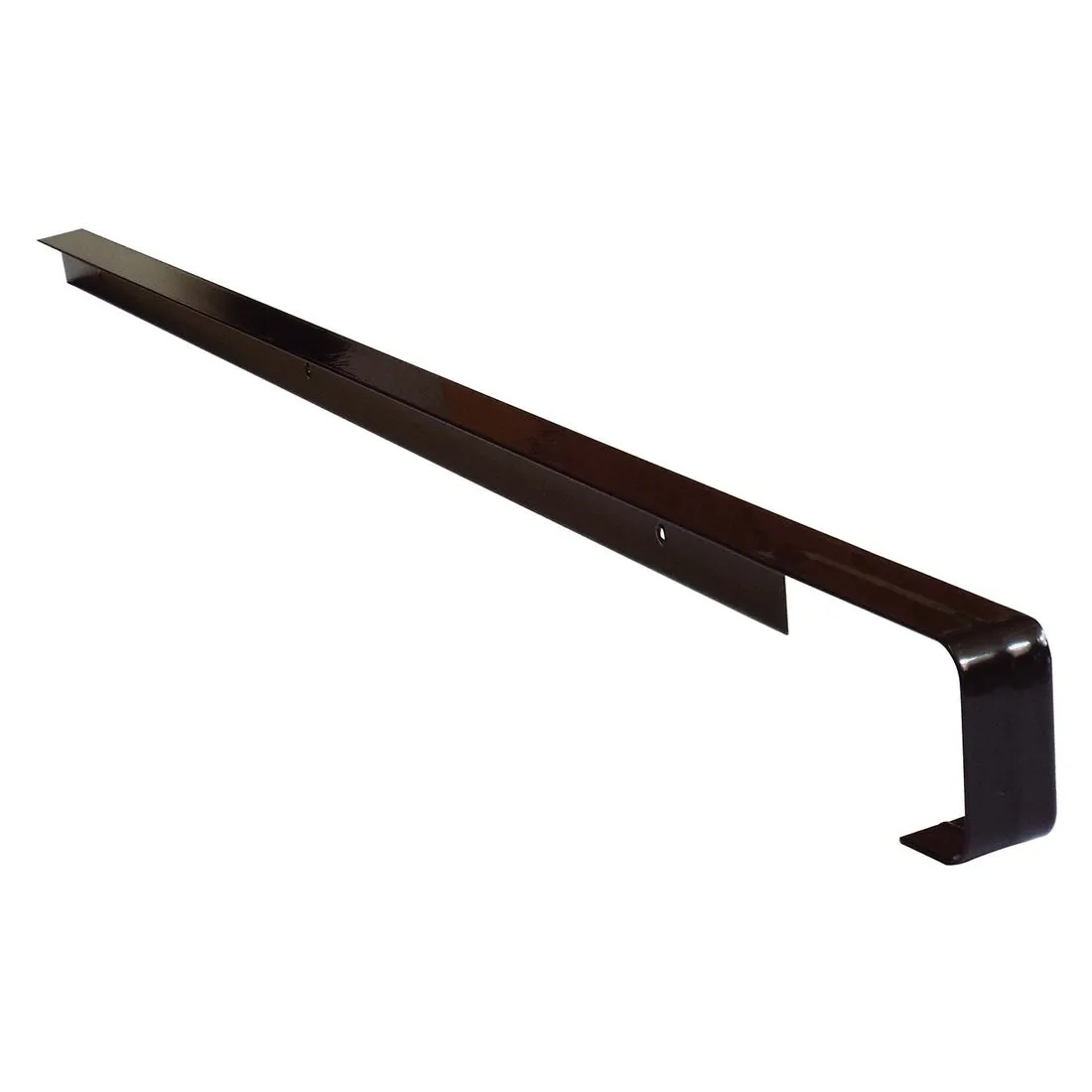 Worktop Butt Joint Black 40mm With 6mm Radius