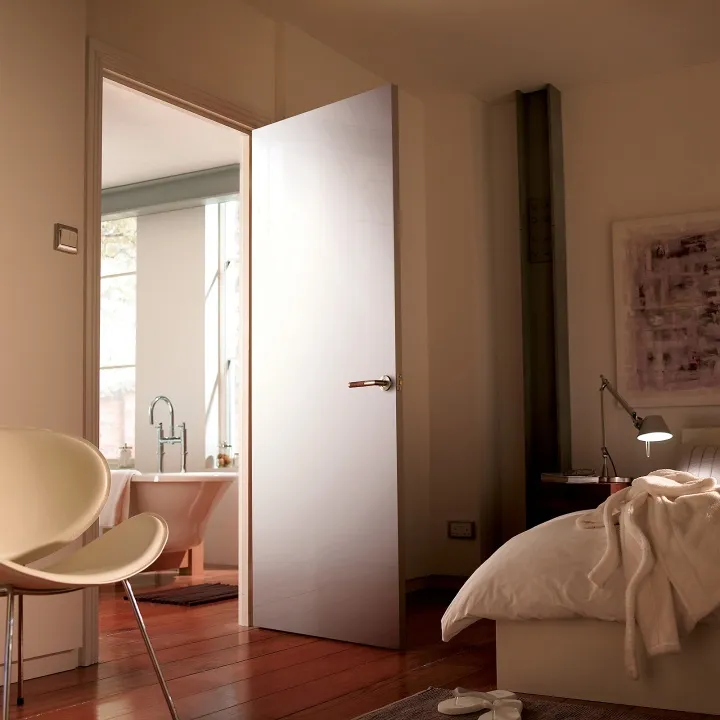 Internal Hardboard White Primed Door 1981 x 762mm 6'6in x 2'6in PEFC