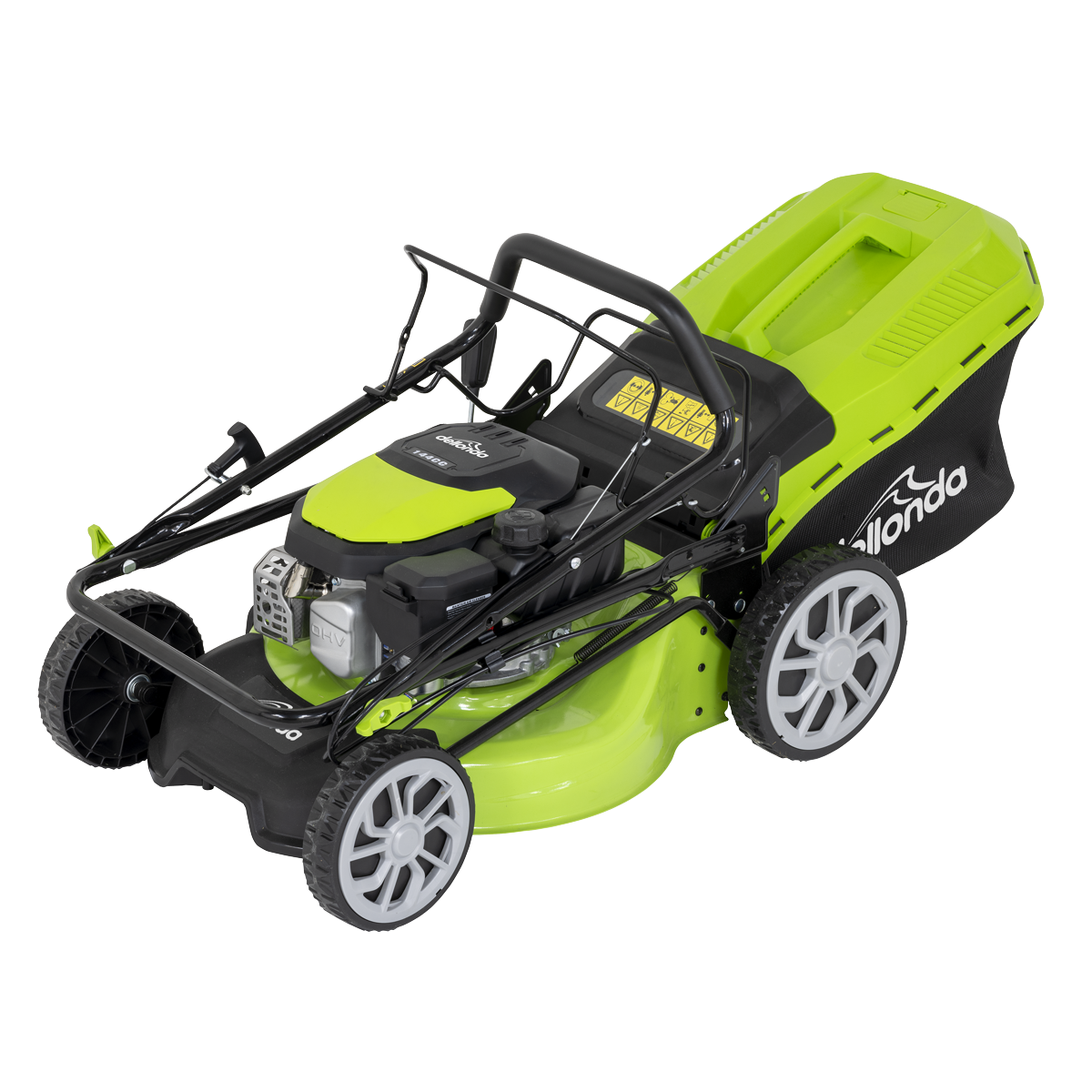Dellonda Self-Propelled Petrol Lawnmower with Grass Bag 4-Stroke Engine