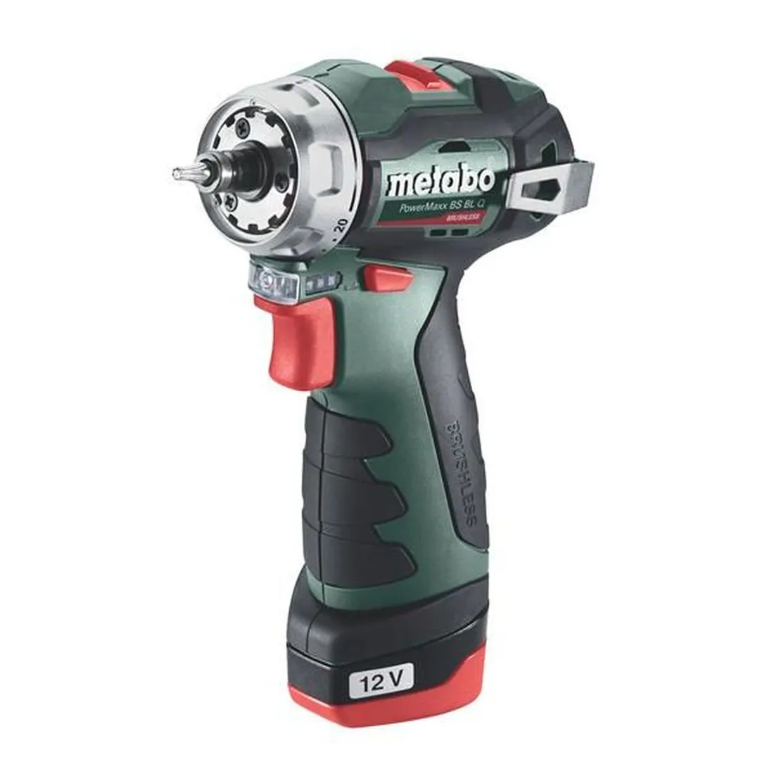 Metabo PowerMaxx BS BL Q Brushless Drill/Screwdriver 12V 2 x 2.0Ah Li-ion