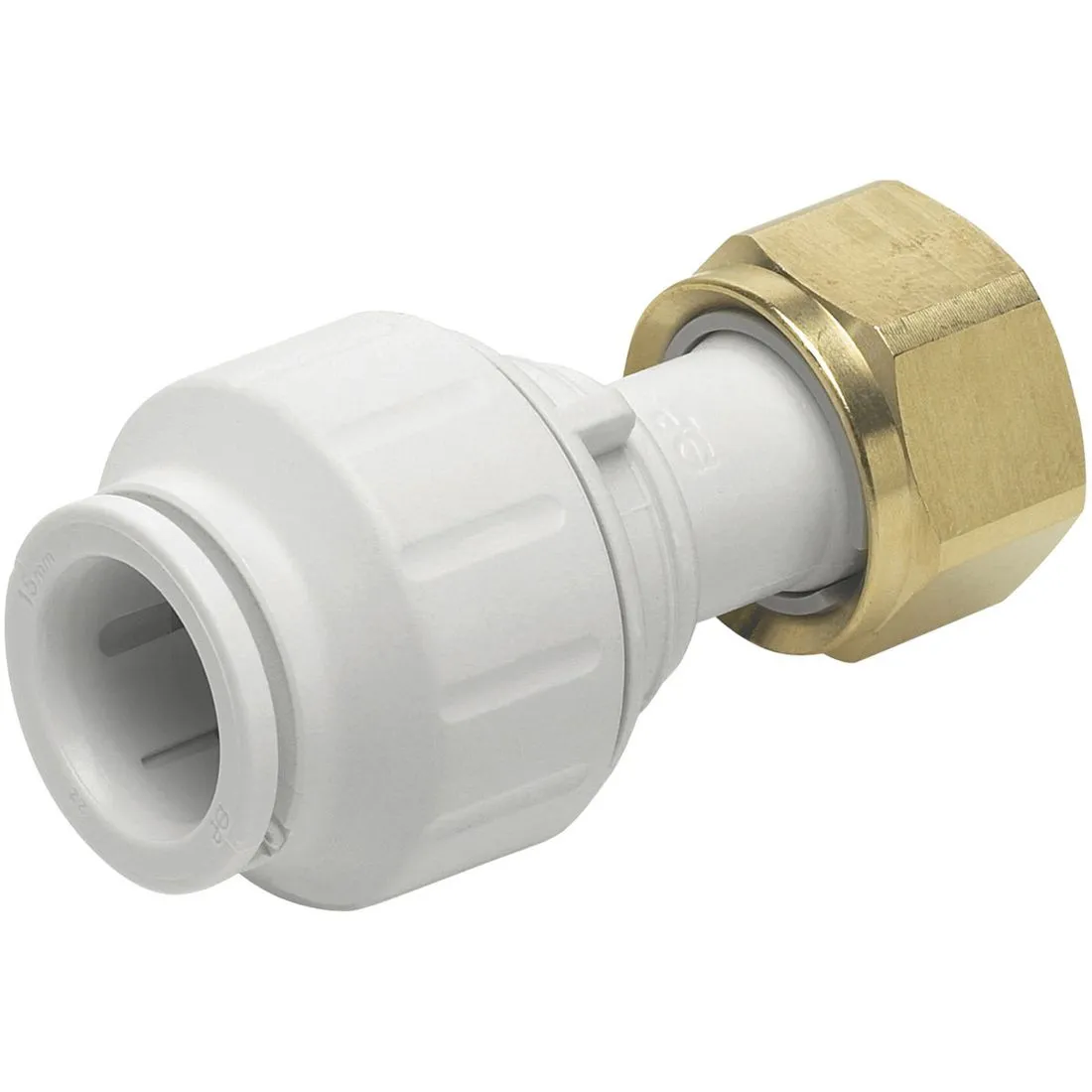 JG Speedfit 15mm x 1/2in Straight Tap Connector