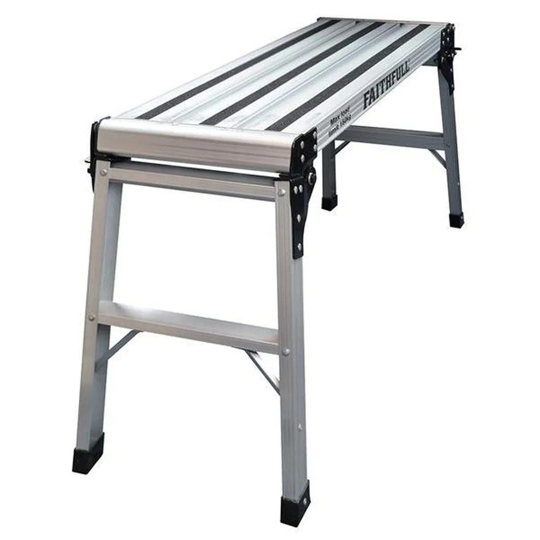 Faithfull Fold Away Step Up Aluminium L100 x H52 x W30cm