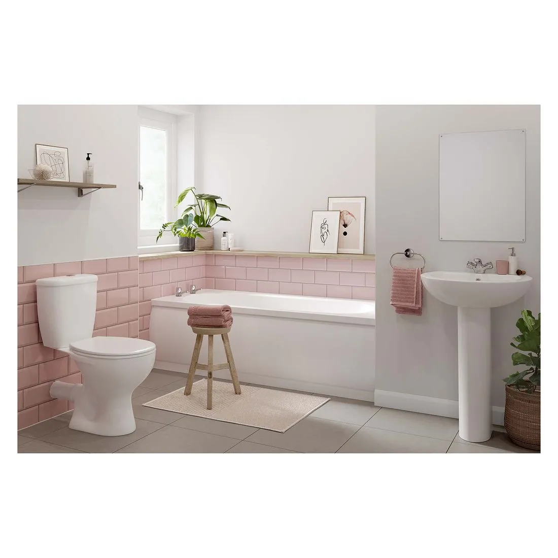 Norton Close Coupled Toilet Pack with Seat
