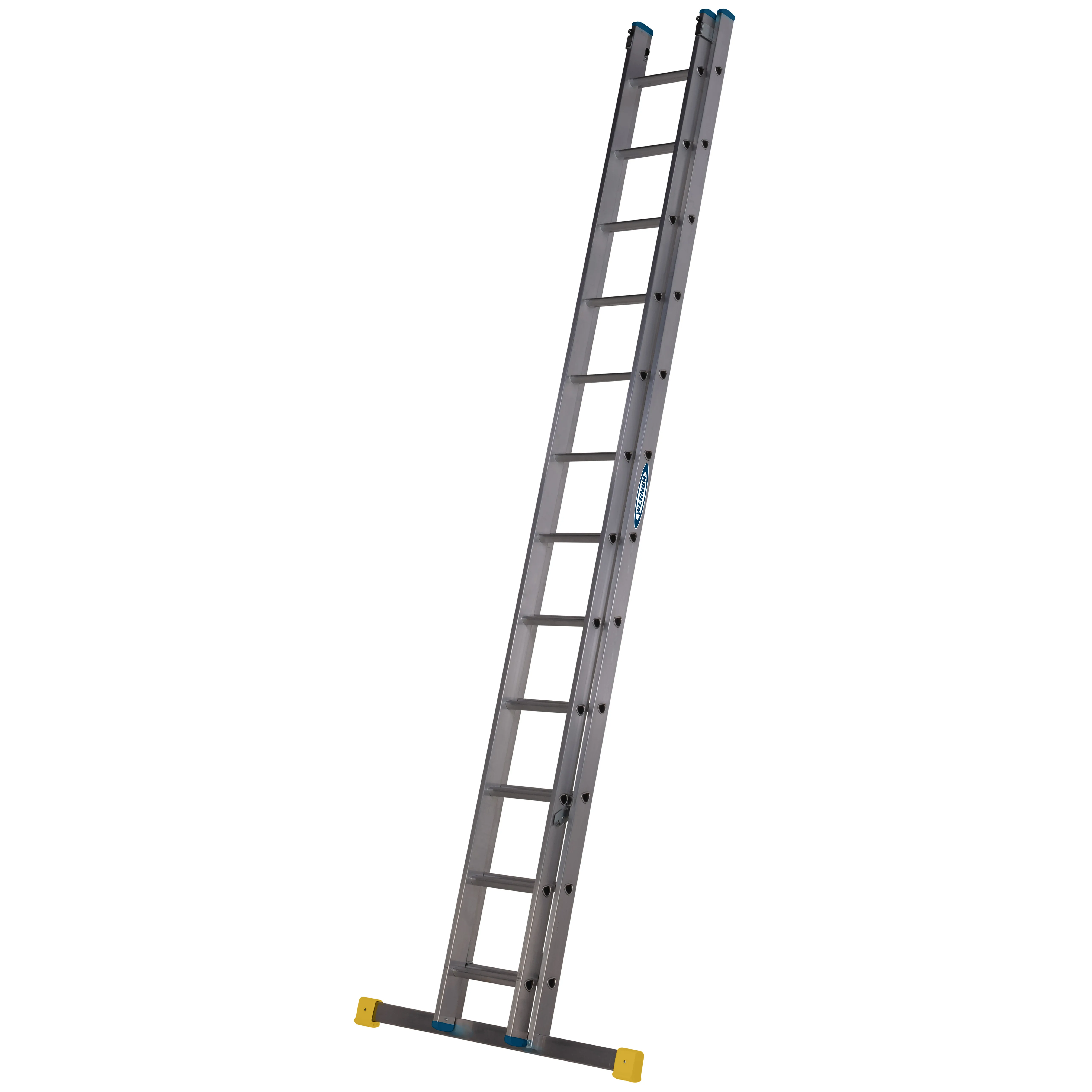 D Rung Double Section Extension Ladder