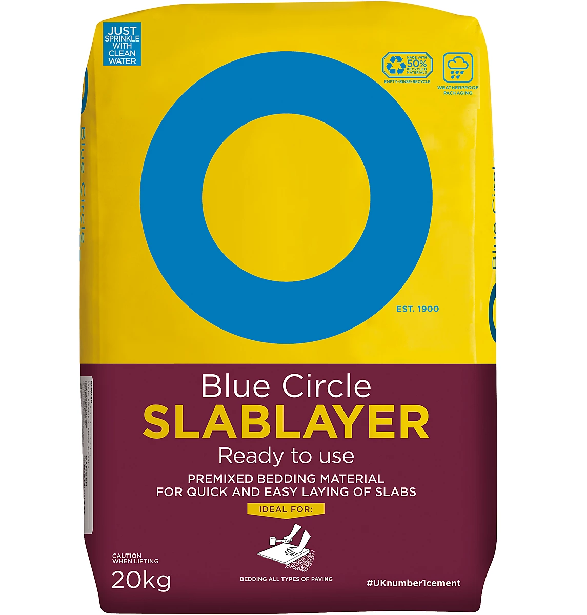 Blue Circle Ready To Use Slablayer Bag 20kg