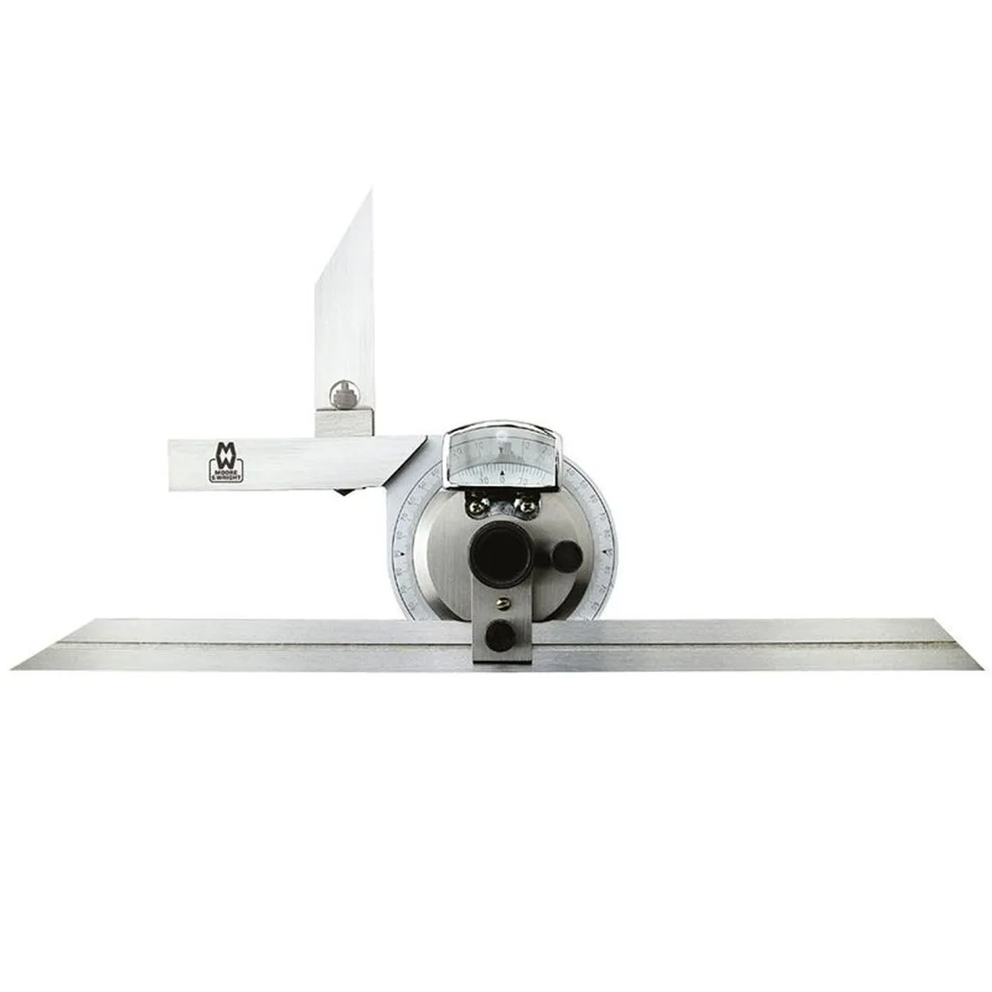 Moore & Wright MW500-01 Universal 360 Degree Bevel Protractor with 150/300mm Blades