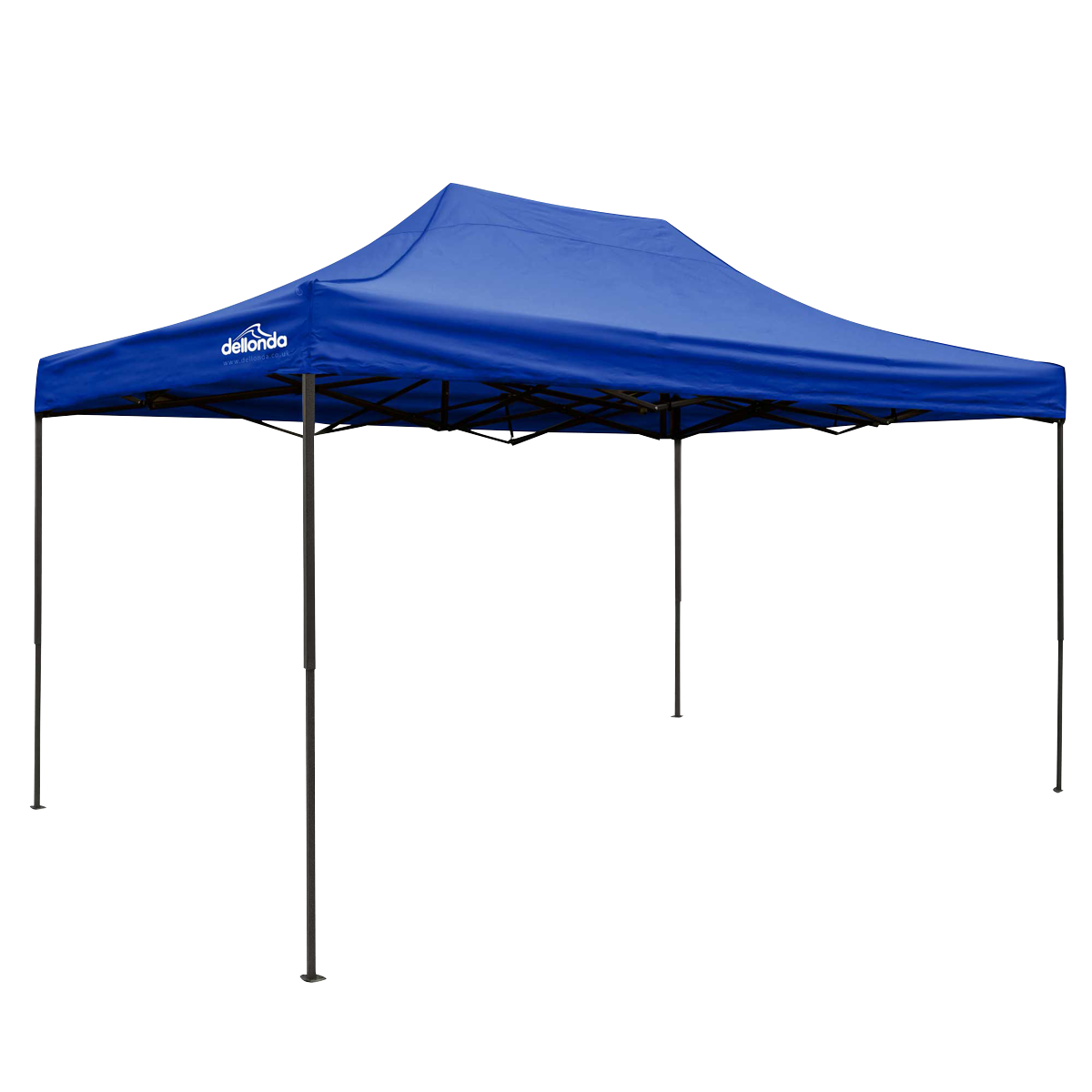 Dellonda Premium 3x4.5m Pop-Up Gazebo, Heavy Duty Water-Resistant Fabric, Carry Bag & Weights