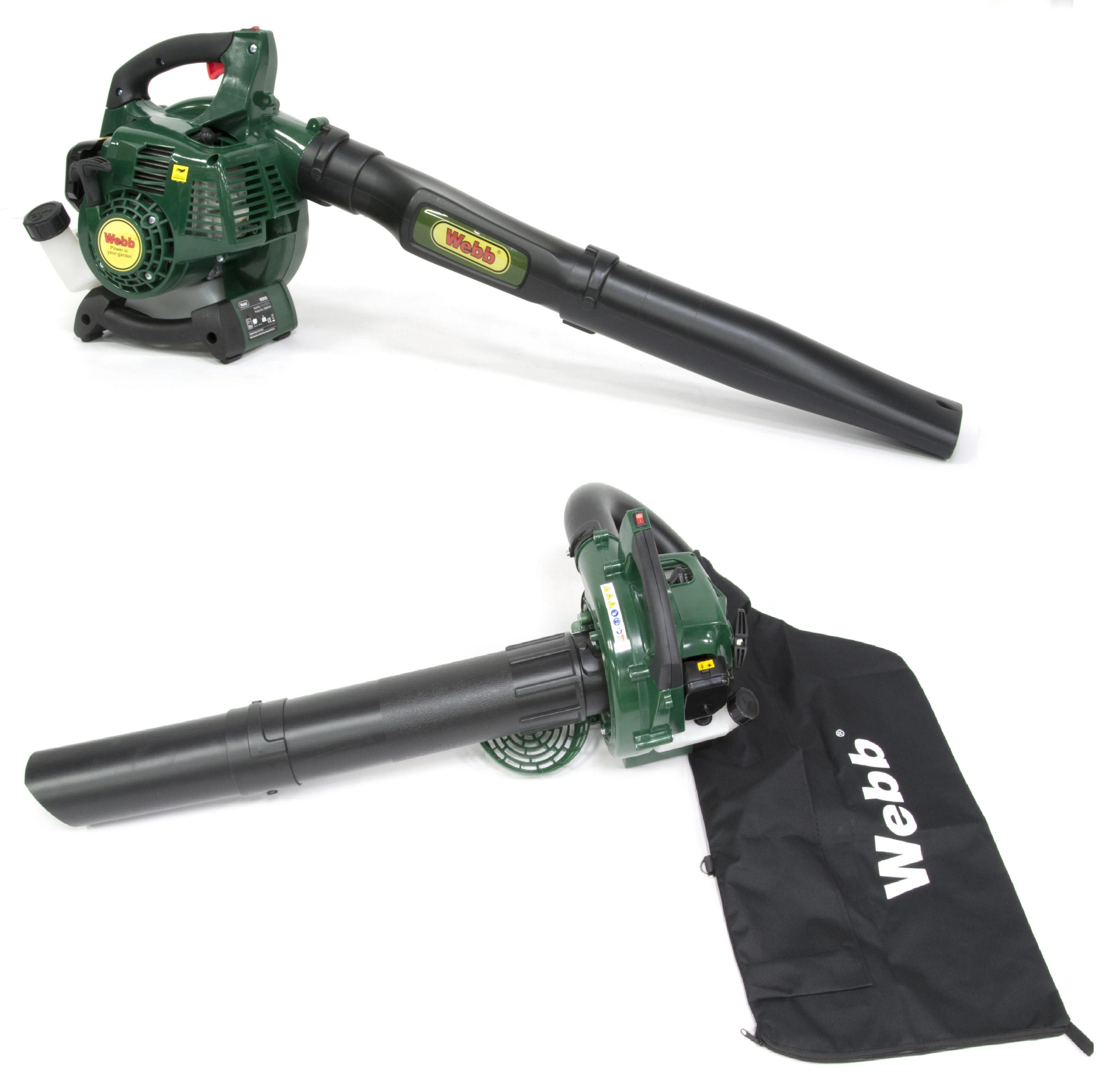 Webb 114 mph (183 km/h) 26cc Petrol Garden Blower & Vacuum