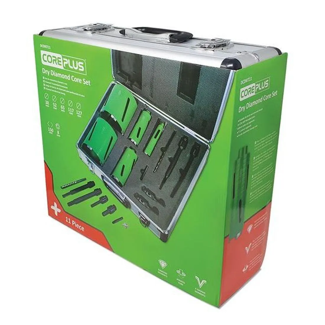 CorePlus Diamond Dry Core Drill Bit Set