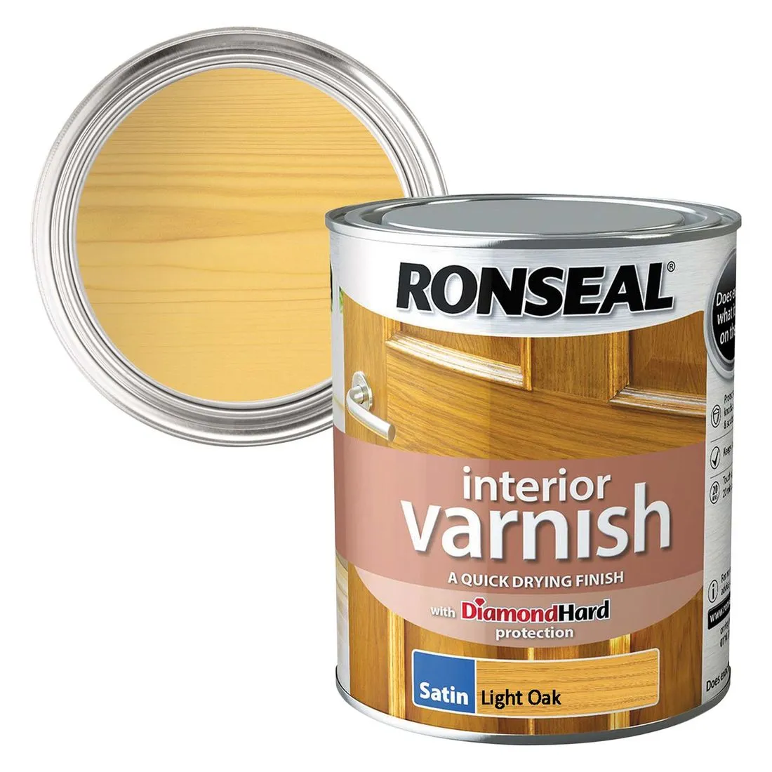 Ronseal Interior Varnish Light Oak 750ml
