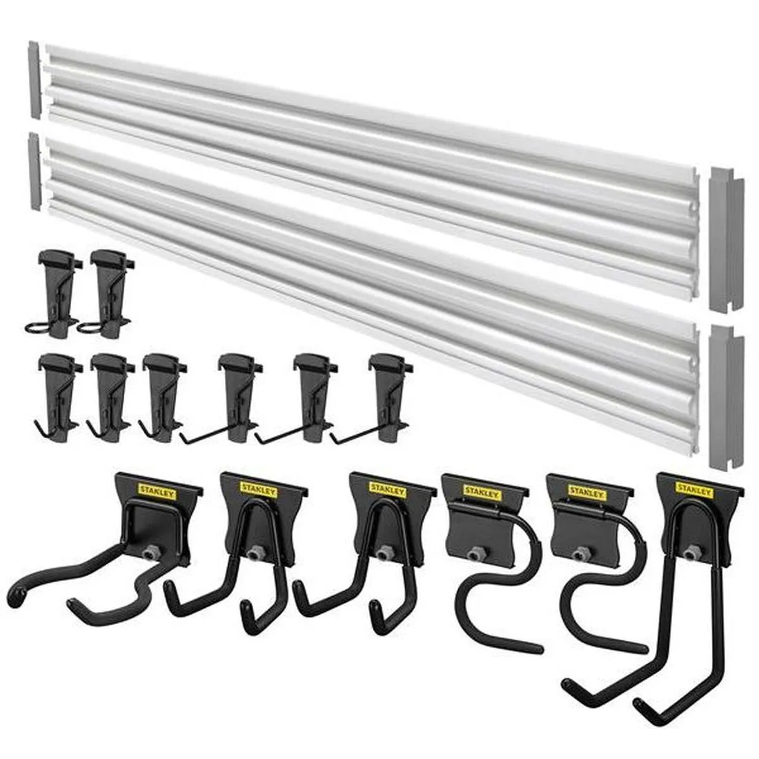 STANLEY Track Wall System Starter Kit, 20 Piece