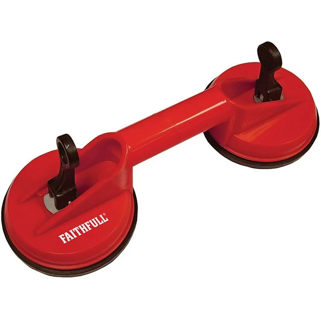 Faithfull Double Pad Suction Lifter 120mm Pads