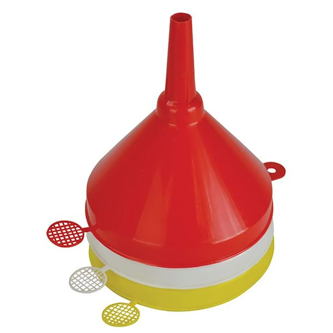 Faithfull Plastic Funnel 150mm Set, 3 Piece