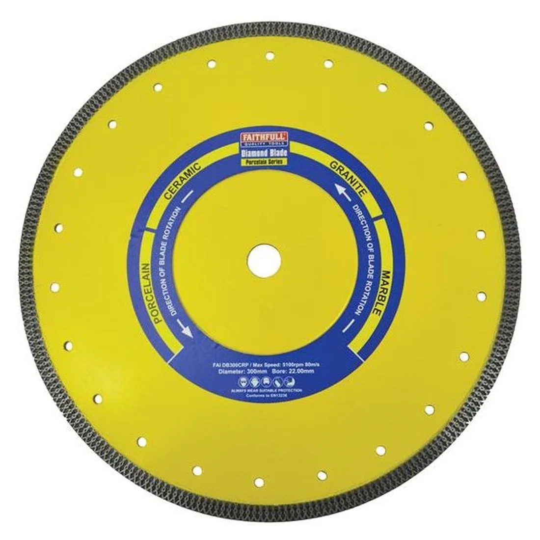 Faithfull Porcelain Diamond Blade