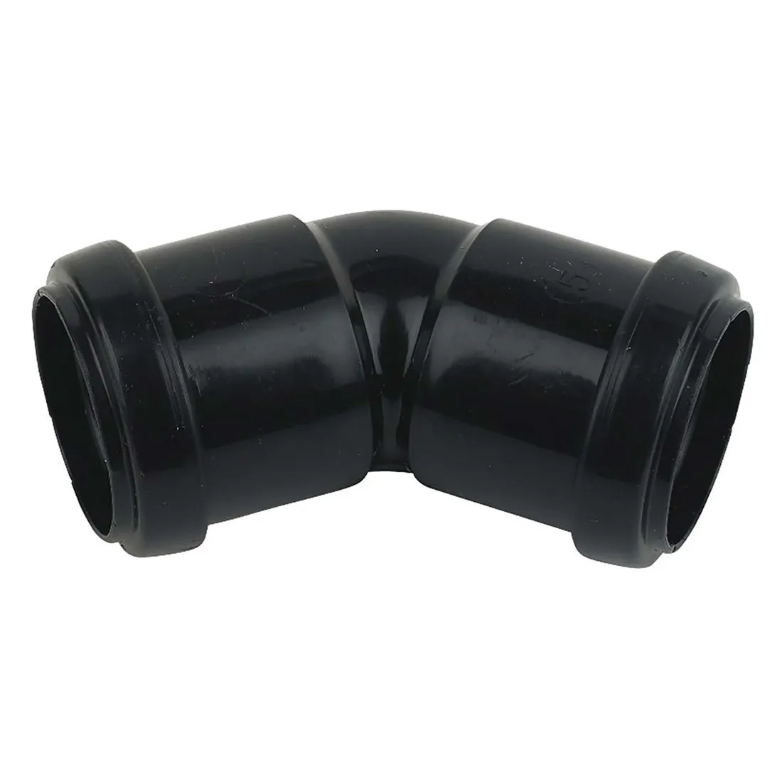 FloPlast 32mm Black Push Fit 135 Degree Swept Bend