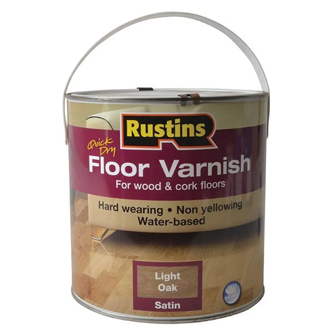 Rustins Quick Dry Coloured Floor Varnish
